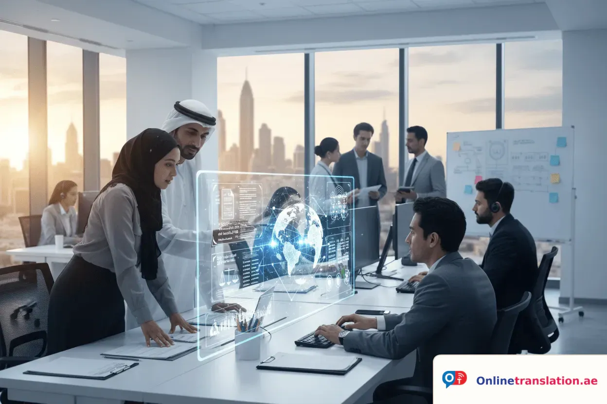 OnlineTranslation.ae office at Palm Jumeirah