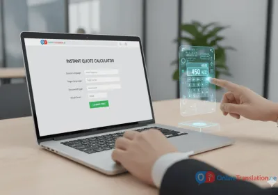 MOJ certified translator reviews and translates your document