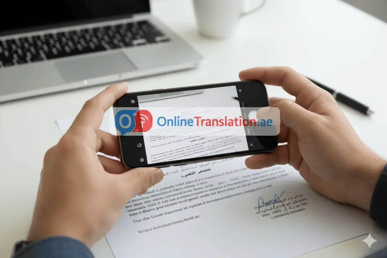 WhatsApp document delivery for 60-minute certified translation