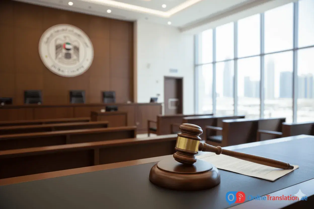 Dubai Courts building where certified translations are submitted