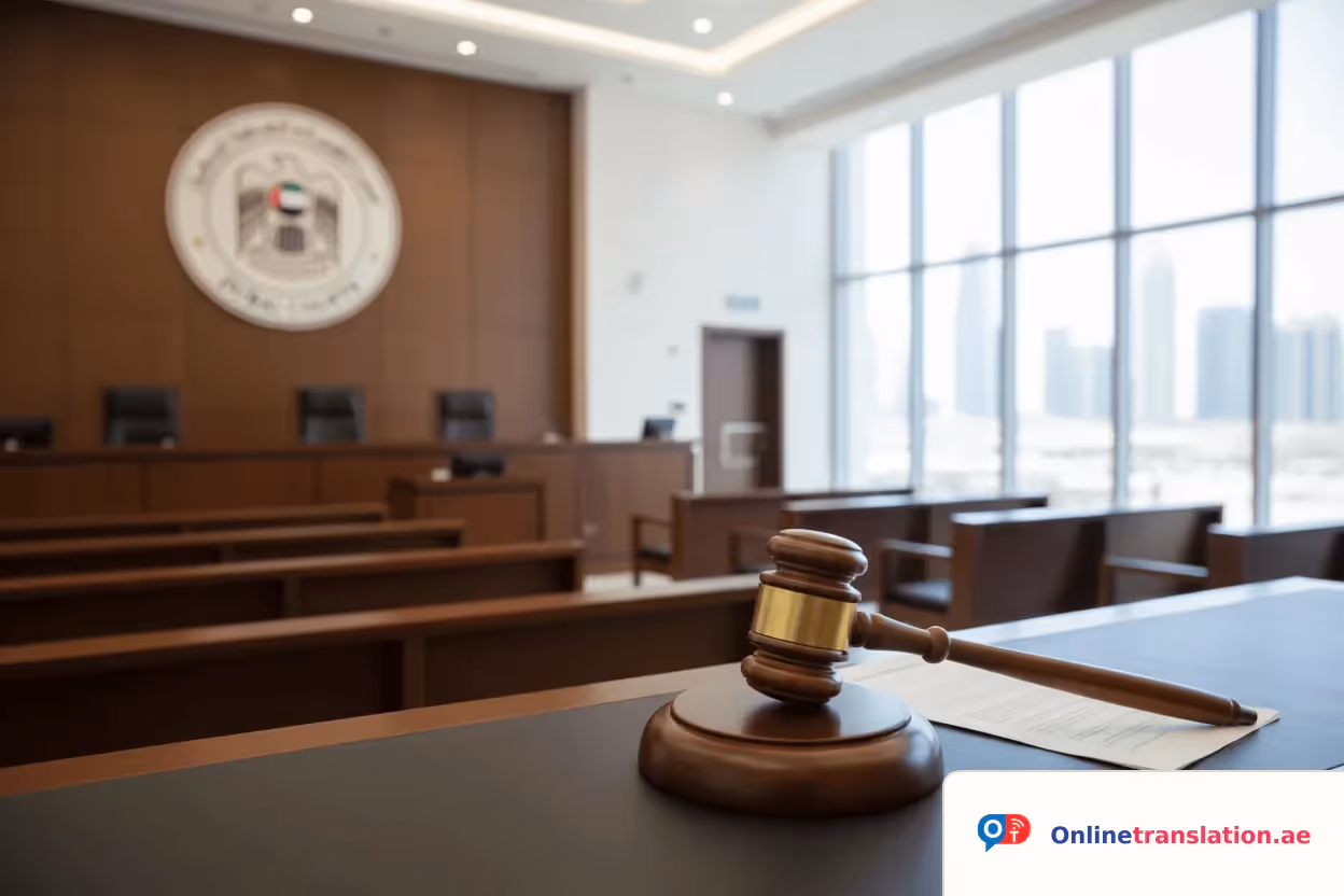 Dubai Courts building where certified translations are submitted