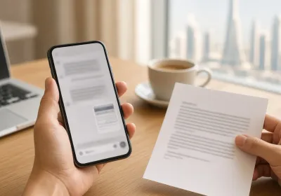 Translated document received for client review